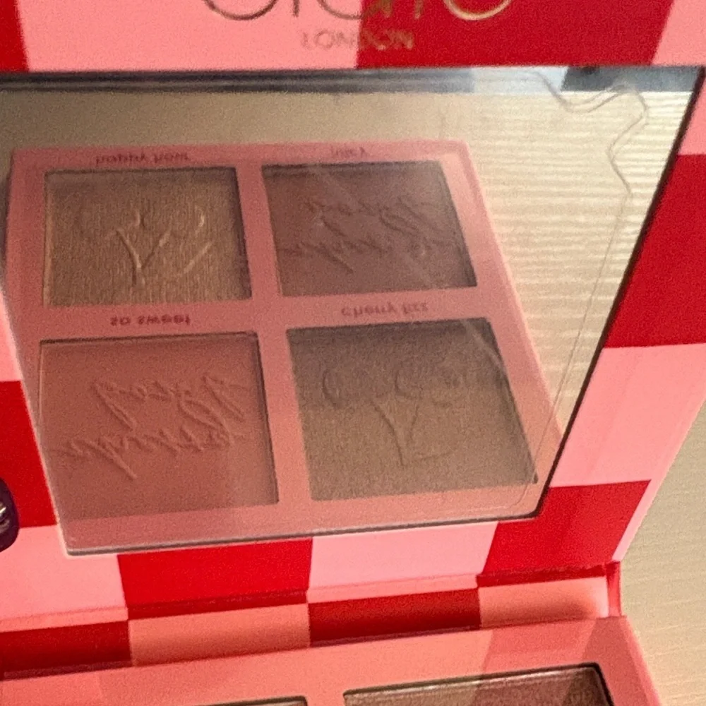 Ciaté London Cherry Bomb Blush and Highlighter Palette - Pink and Red ….